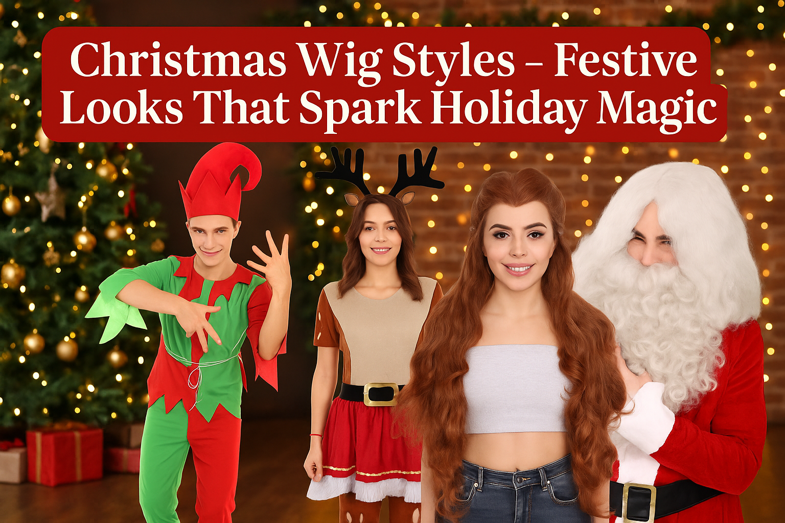 Christmas Wig Styles – Festive Looks That Spark Holiday Magic