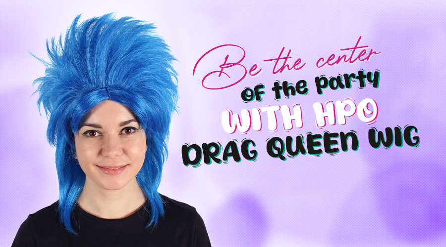 Be the center of the party with HPO Drag Queen Wig