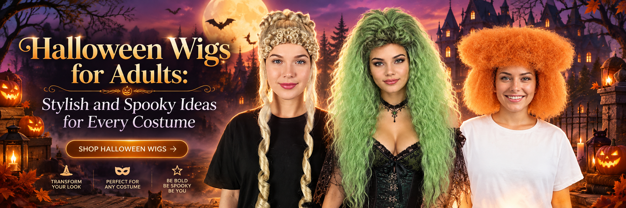 Halloween Wigs for Adults: Stylish and Spooky Ideas for Every Costume