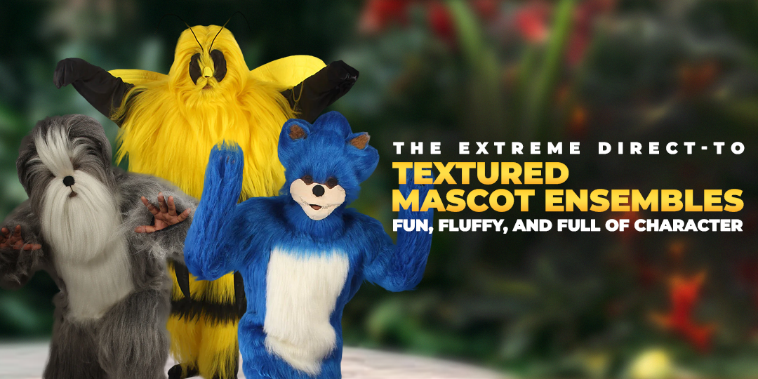The Extreme Direct-to-Textured Mascot Ensembles: Fun, Fluffy, and Full of Character