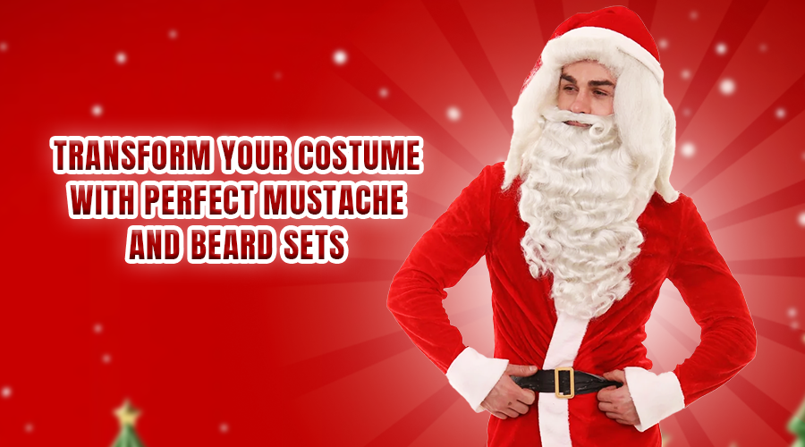 Transform Your Costume with Perfect Mustache & Beard Sets