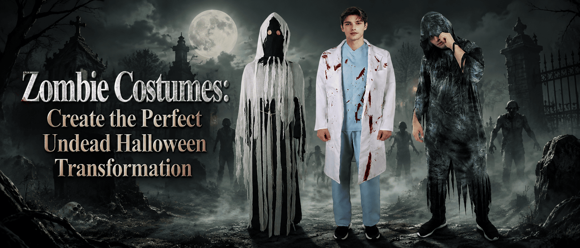 Zombie Costumes: Create the Perfect Undead Halloween Transformation