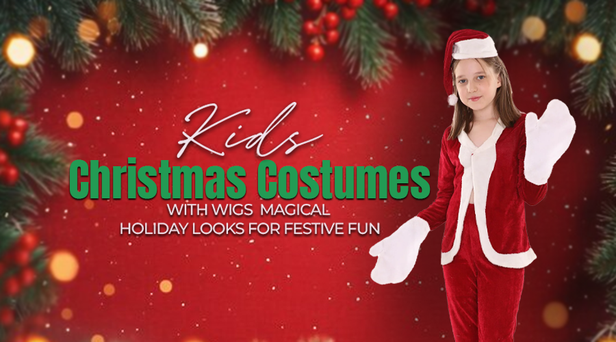 Kids Christmas Costumes with Wigs – Magical Holiday Looks for Festive Fun