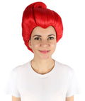 Adult Women's Animated Fantasy Movie Fairy Godmother Wig, Capless Cap Design for Comfort, Multiple Color Options!