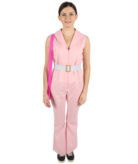 Adult Women's Trolls Dancing Queen Costume , Pink Cosplay Costume