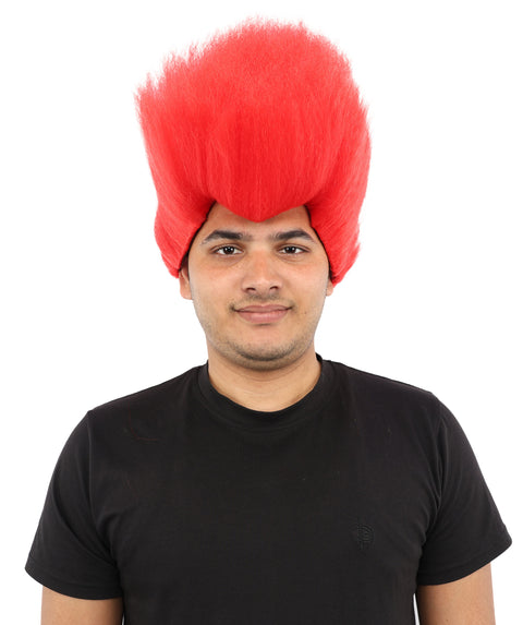 Hades God of Death | Multiple Color  Fake Flame Spikes | Flame-retardant Synthetic Fiber