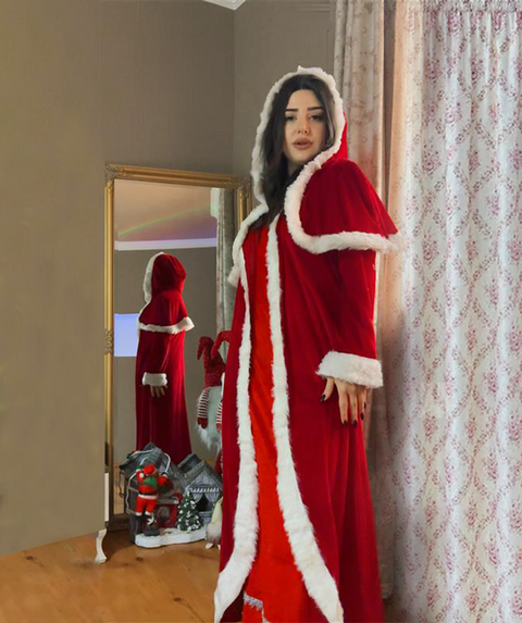 Adult Women's Deluxe Classic Mrs. Santa Claus Costume | Multi Cosplay Xmas