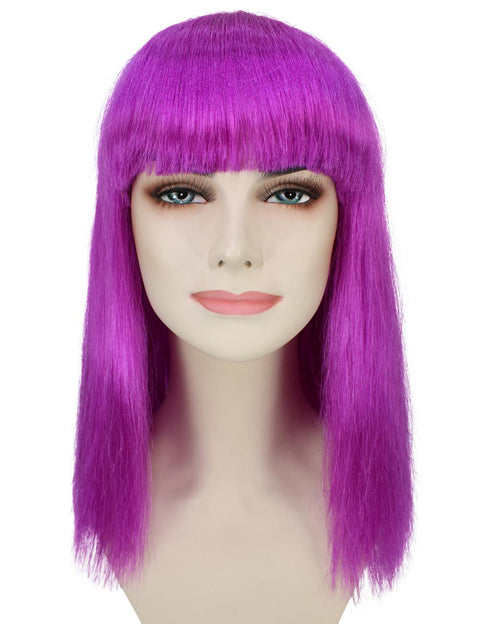 Pageboy II Wig, Purple
