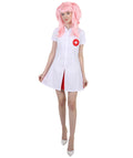 Adult Women's Say Ahhh! Sexy Nurse Role Play Costume | White Cosplay Halloween Costume