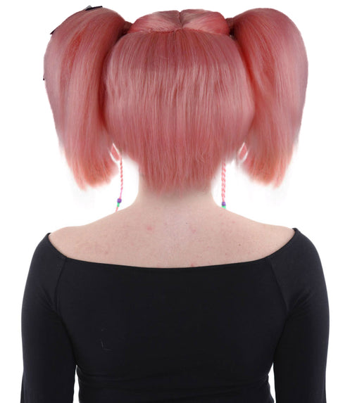 Womens Bat Angel Multi color Halloween Wig | Premium Breathable Capless Cap