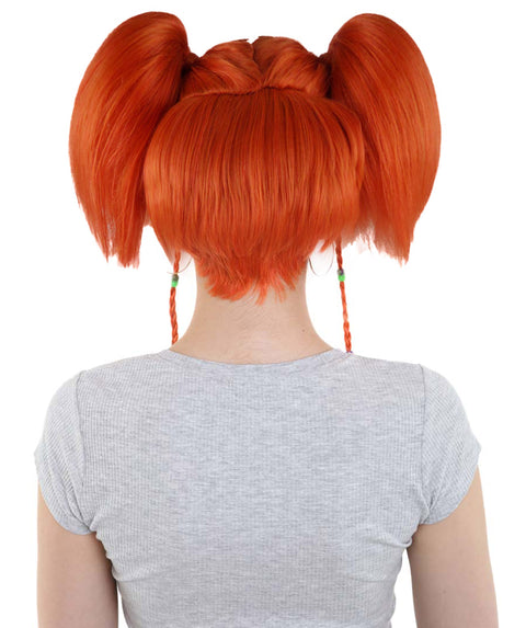 Womens Bat Angel Multi color Halloween Wig | Premium Breathable Capless Cap