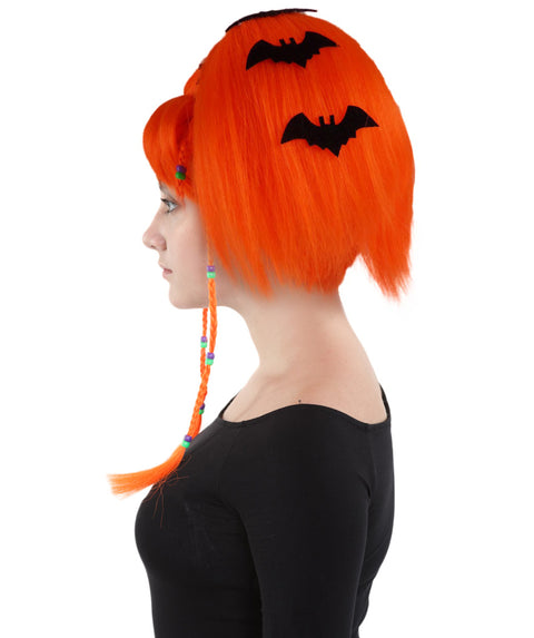 Womens Bat Angel Multi color Halloween Wig | Premium Breathable Capless Cap