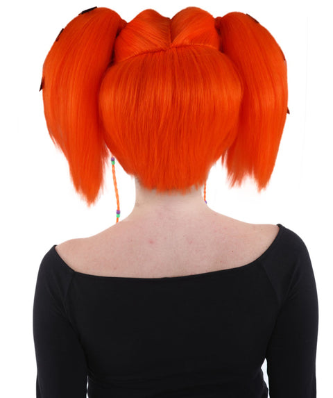 Womens Bat Angel Multi color Halloween Wig | Premium Breathable Capless Cap