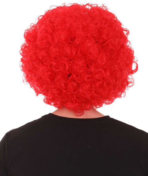 Men's Afro Wig With Eyebrow Full Mustache And Beard Set Red | Halloween Wig