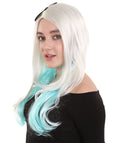 Long Since Womens Wig | Blue & Blonde Celebrity Wig