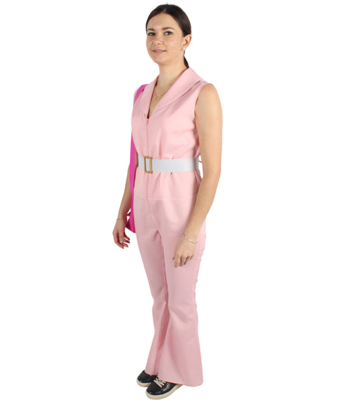 Adult Women's Trolls Dancing Queen Costume , Pink Cosplay Costume