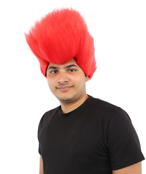 Hades God of Death | Multiple Color  Fake Flame Spikes | Flame-retardant Synthetic Fiber