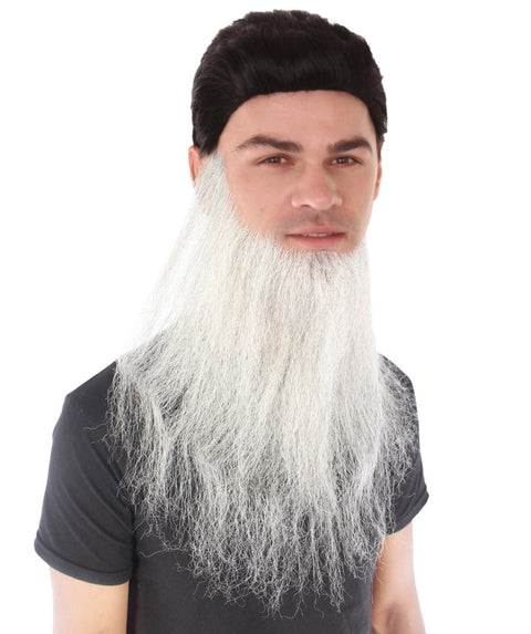 Men's Southern Long Beard Set | Synthetic Facial Hair | Multiple Color Options | HPO