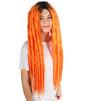 Adult Women's Long Dreadlocks Wig - Multiple Color Options