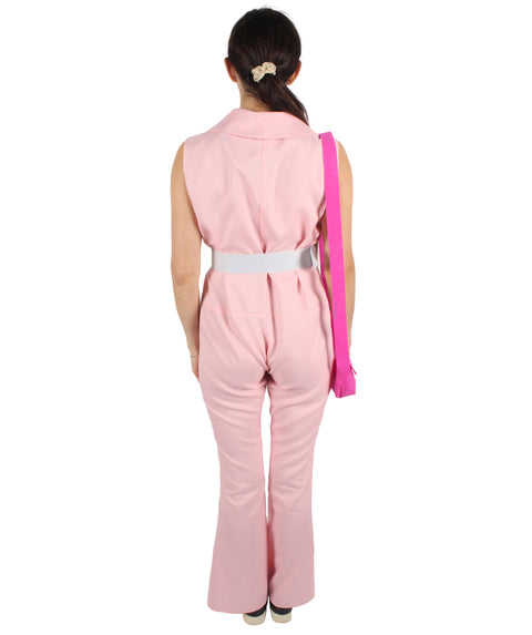 Adult Women's Trolls Dancing Queen Costume , Pink Cosplay Costume