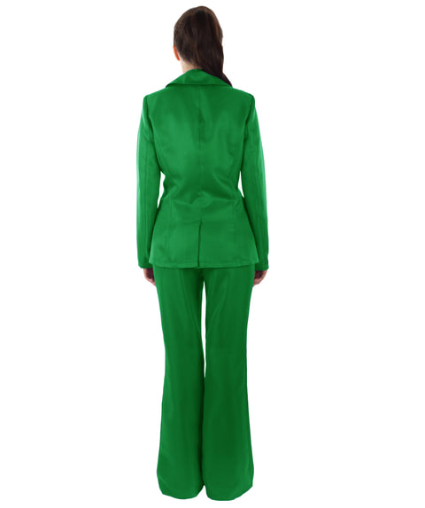 Adult Women's EXCLUSIVE! Deluxe  Singer Bowie  Party Suit Costume | Evergreen Cosplay Costume