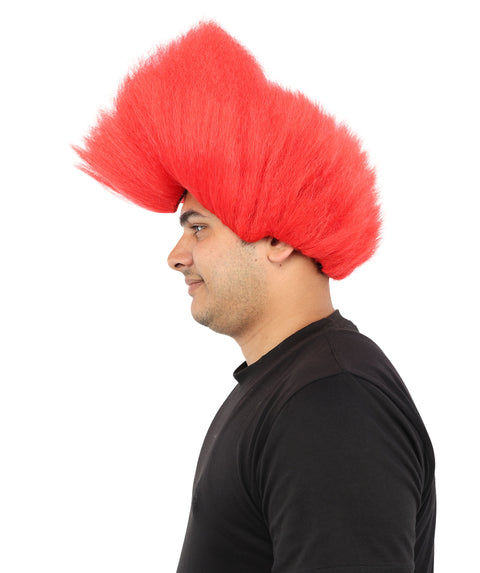 Hades God of Death | Multiple Color  Fake Flame Spikes | Flame-retardant Synthetic Fiber