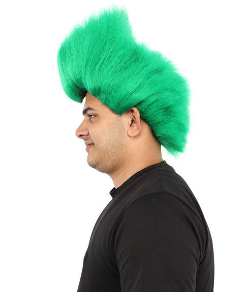 Hades God of Death | Multiple Color  Fake Flame Spikes | Flame-retardant Synthetic Fiber