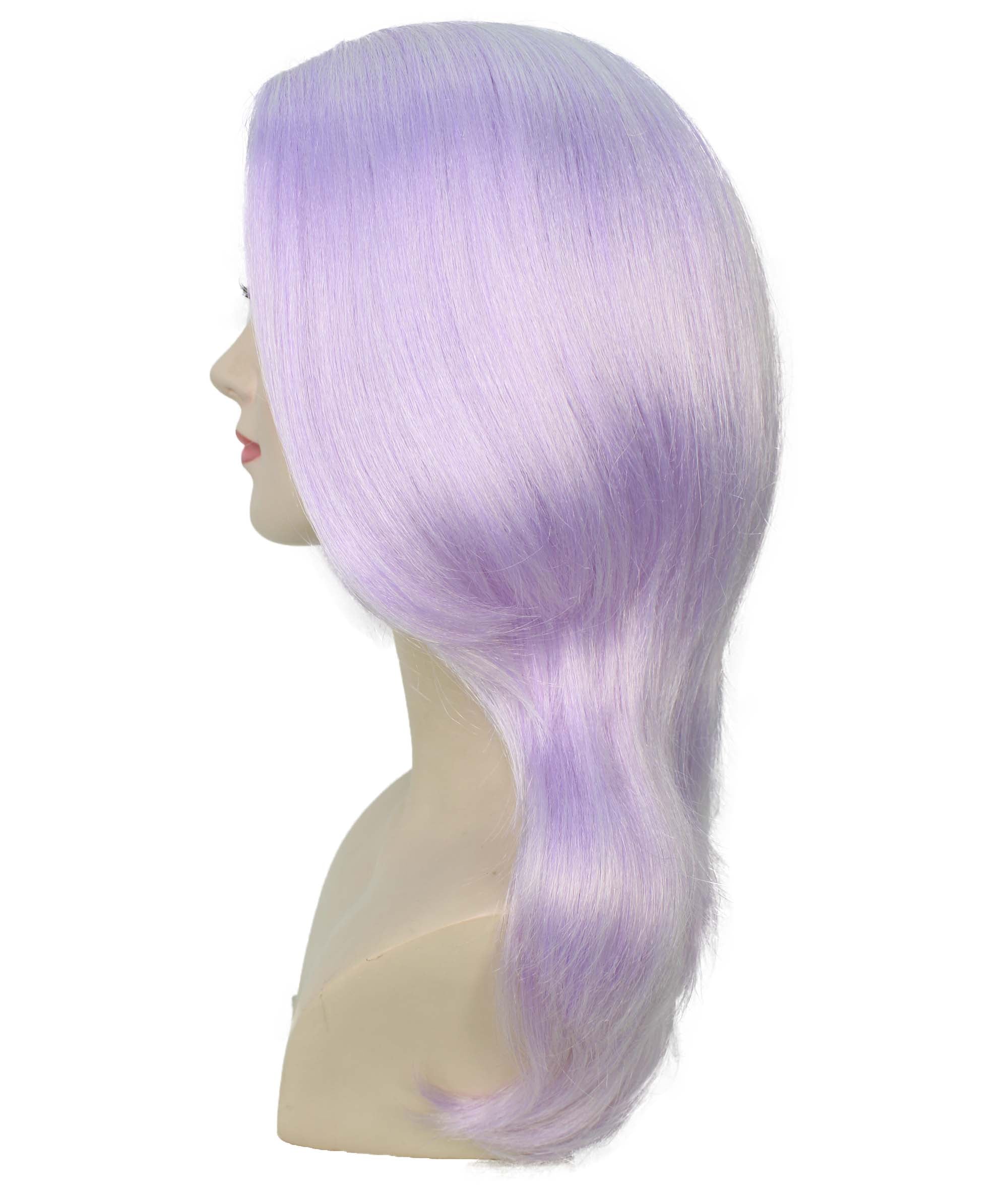 Animated Cartoon Wig - Pale Purple / One Size - HalloweenPartyOnline