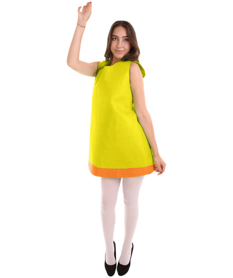 Adult Women's Movie Costume | Yellow Cosplay Costume