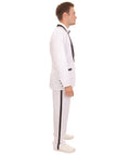Adult Men’s Jump Street Cop Movie White Tuxedo Black Bow Tie | All Sizes