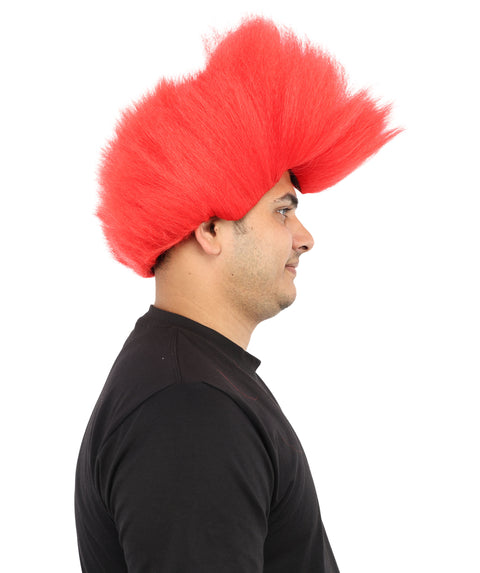 Hades God of Death | Multiple Color  Fake Flame Spikes | Flame-retardant Synthetic Fiber