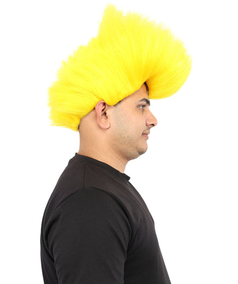 Hades God of Death | Multiple Color  Fake Flame Spikes | Flame-retardant Synthetic Fiber