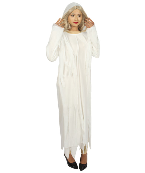 Adult Women's Long Costume | White Cosplay Costume