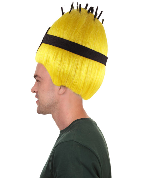 Animation Yellow Men's Wig