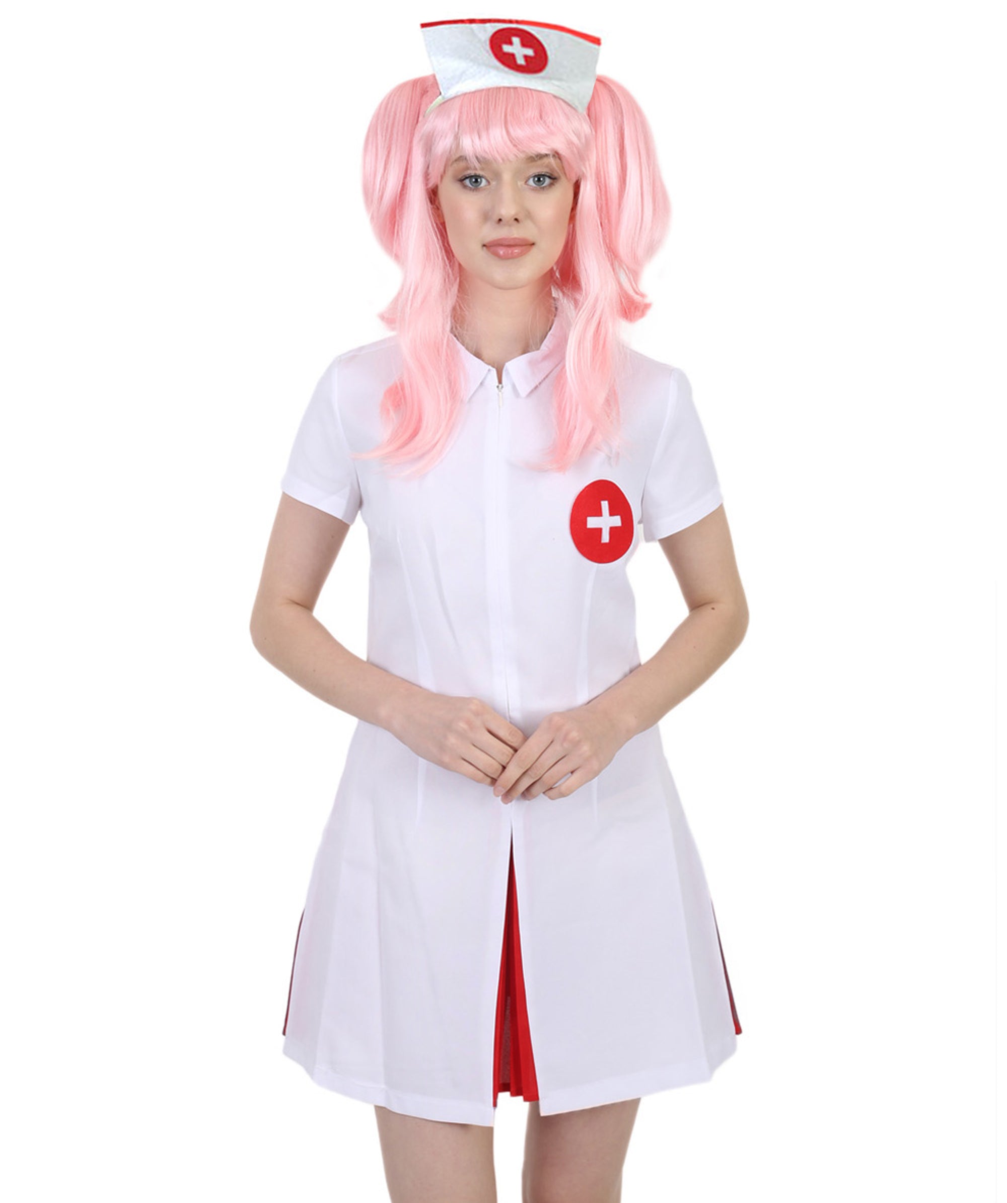 Miss Naughty Nurse White Costume and Headpiece — free download