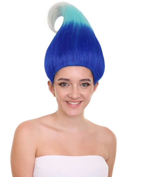 Unisex Multi-Color Troll Wig