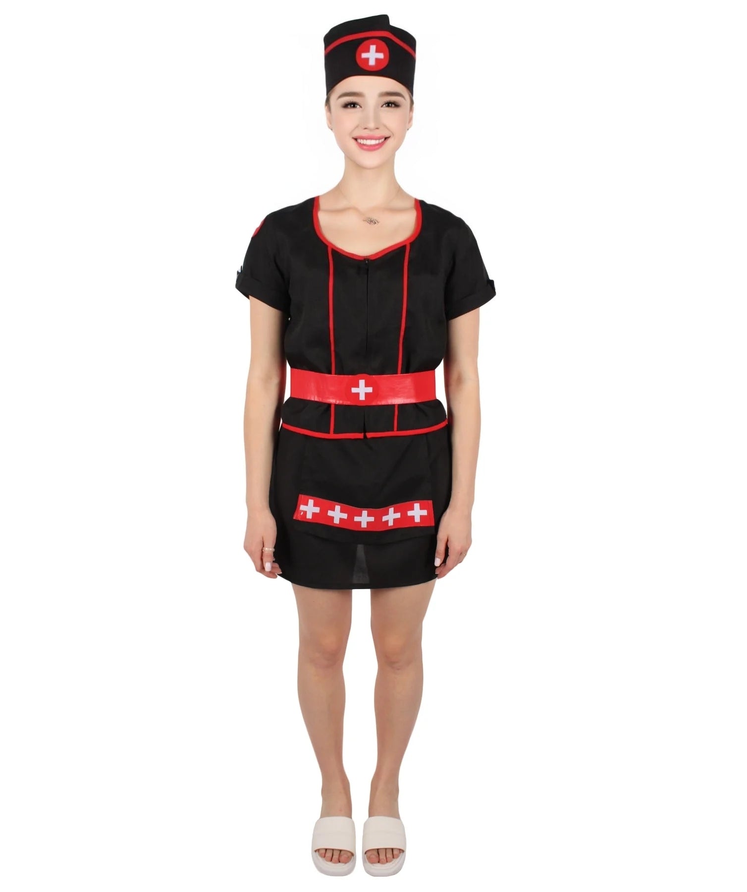 nurse mini dress Wait, is this seriously the new nurse uniform now? 