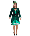 Adult Women's Luscious Leprechaun Costume | Green Cosplay Costume