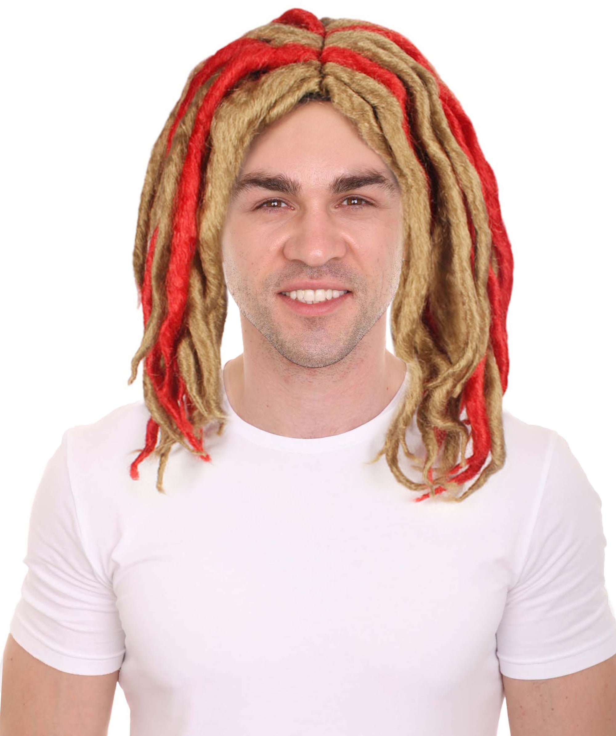 Red Dreadlock Wig HalloweenPartyOnline