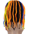 Rapper Middle Deadlock Multi Colored Celebrity Wig | Premium Breathable Capless Cap