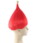 Unisex Bright Santa's Sidekick Red Wig | Christmas Wig | Breathable Capless Cap | Flame-retardant Synthetic Fiber