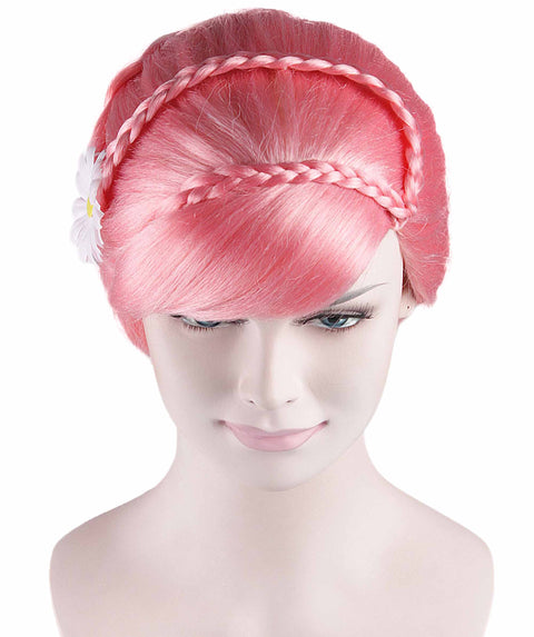 Pretty Pink Ponytail Womens Wig