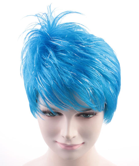 Short Womens Wig | Cosplay Blue Wig