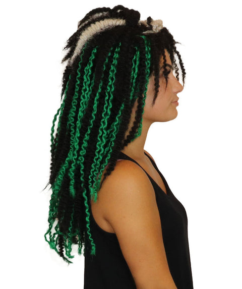 Women's Zombie Swamp Queen Wig | Premium Breathable Capless Cap