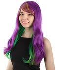 HPO | Adult Women's Long Curly Multicolored Cosplay Wig
