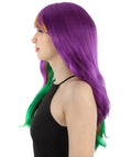 HPO | Adult Women's Long Curly Multicolored Cosplay Wig