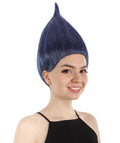 Women's Navy Blue Dwarf Wig