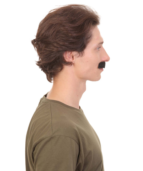 HPO Adult Men's Fake Human Hair Tv Show Mustache |  Novelty Costume