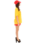 Adult Men's Off Duty Lifeguard TV/Movie Costume , Red & Yellow Cosplay Costume
