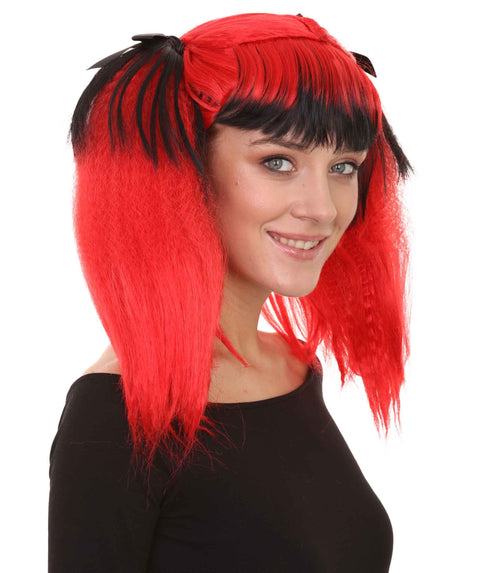 Red Lethal Beauty Womens Wig